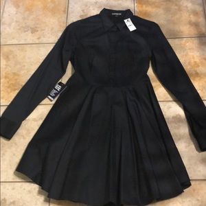 NWT Express button down shirt dress